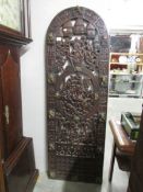 An African carved door, made in Bangova, Cameroon.