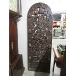 An African carved door, made in Bangova, Cameroon.