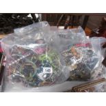 4 large bags of costume jewellery.