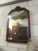 A Bass advertising mirror.