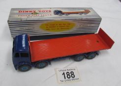 A boxed Dinky 903 Foden flat truck with tailboard, very near mint.