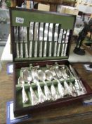 A King's pattern canteen of cutlery.