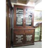 A Haberdashers cabinet.