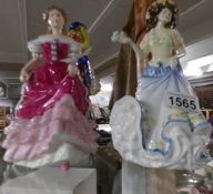 2 Royal Doulton figurines, Sweet Sixteen and Emily.