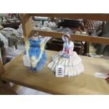 2 Royal Doulton figurines, First Steps and Daydreams.