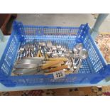 A quantity of good silver plated cutlery including fish knives and forks.