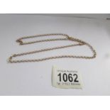 A 9ct gold neck chain, 5 grams.