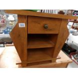 A good quality oak side cabinet.