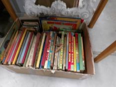 A quantity of old children's books.