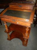 A Victorian mahogany Davenport.