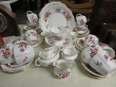 A quantity of Royal Crown Derby 'Posies' pattern tea ware.