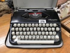 An Olympic 'Splendid 60' typewriter.