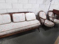 An Ercol three piece suite.