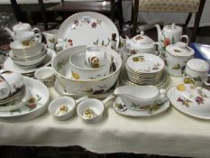 A large quantity of Royal Worcester Evesham pattern tableware, some a/f.