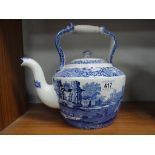 A large Spode Italian teapot.