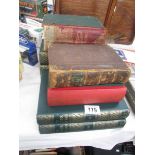 A quantity of old books including Mrs Beeton's, the People's Physician Vol.