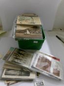 In excess of 230 old postcards and a set of 8 unused Randolph Caldecot postcards