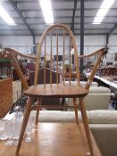 An Ercol style chair,