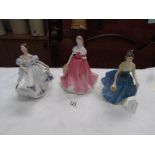 3 Royal Doulton figurines, Rosie, Beatrice and Melanie.