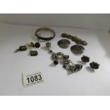 A quantity of Siam silver jewellery etc.