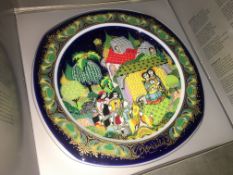 A boxed limited edition Rosenthal plate.