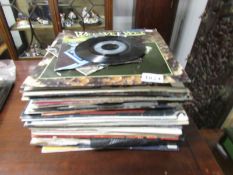 A quantity of LP records and 4 singles.