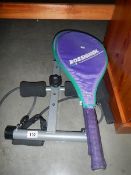 2 tennis rackets, etc.