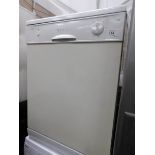 An Indesit dish washer.