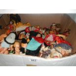 A box of costume dolls,.