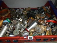 A quantity of assorted table lighters.