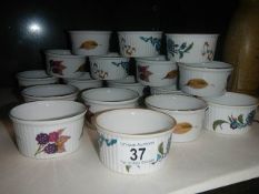 17 Royal Worcester ramekin dishes,.