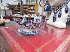 An Ironstone oriental style bowl.