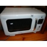 A Daewoo microwave oven.