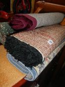 A quantity of rugs.