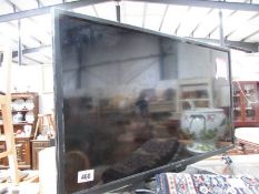 A flat screen television.