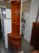 A teak wall unit.