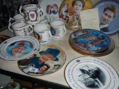 A quantity of Royalty commemorative china.