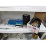 A quantity of air navigation items including maps, pilot books,