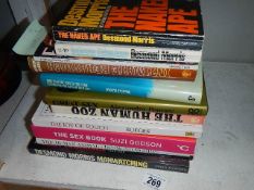 A collection of sex and behaviour related books.