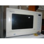 A Panasonic microwave oven.