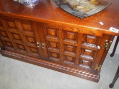 A good quality oak 2 door cupboard.