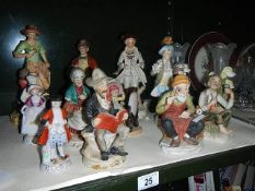 A mixed lot of assorted figures.