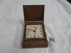 a 1950/60's Smith's cased travel alarm clock.