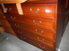 A 2 over 4 chest of drawers.