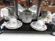 A 21 piece tea set.