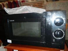 An Abode microwave oven,