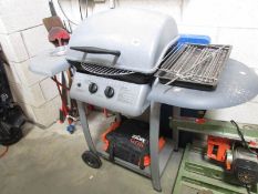 A gas barbecue.