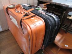 2 suitcases.