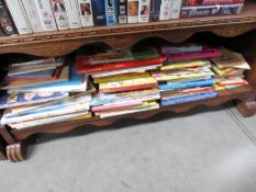 A shelf of children's books.