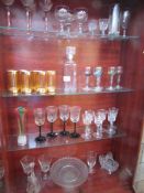 A mixed lot of glassware.